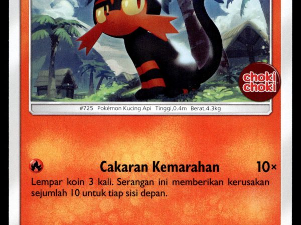 Litten - 059/SM-P - NM - Indonesian Choki Choki - Promo - Pokemon - B1-53