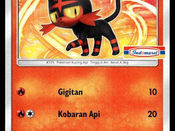 Litten - 006/SM-P - NM - Indonesian Indomaret - Promo - Pokemon - B1-63