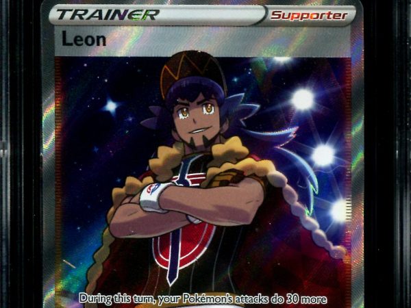Leon - 182/185 - CGC 8.5 - Full Art - Vivid Voltage - Pokemon - 28259