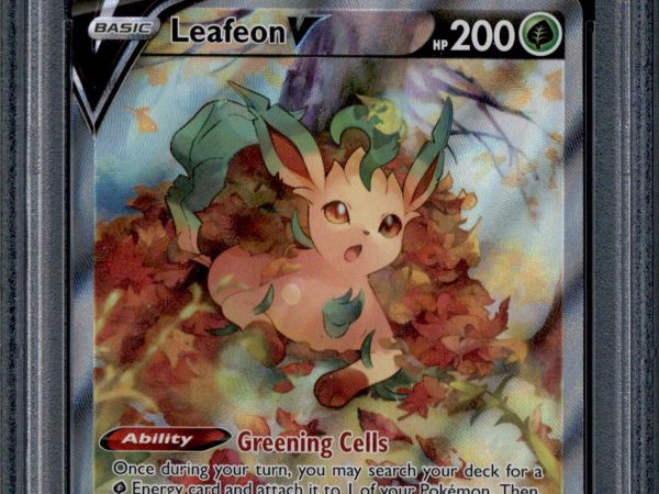 Leafeon V - 167/203 - PSA 10 - Alt Art - Evolving Skies - Pokemon - 10645