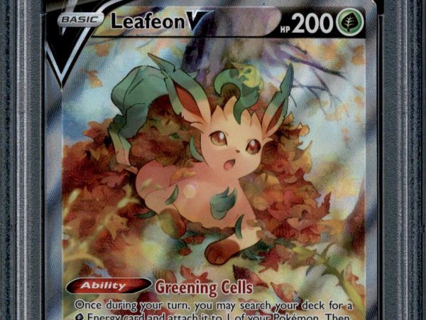 Leafeon V - 167/203 - PSA 9 - Alt Art - Evolving Skies - Pokemon - 10646