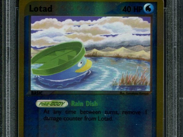 Lotad - 66/100 - PSA 9 - Reverse Holo - Sandstorm - Pokemon - 65041