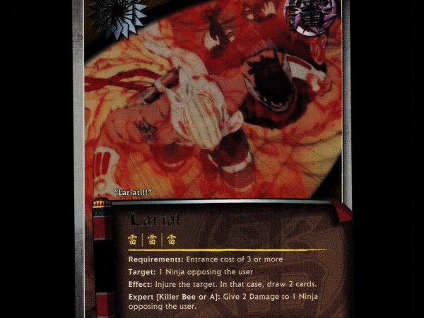 Lariat - 852 - NM - 1st Edition Foil - S22 - Naruto CCG - D4-23