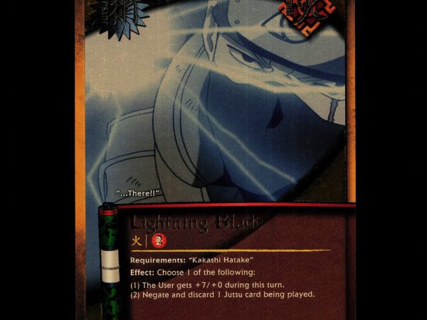 Lightning Blade - 328 - NM - 1st Edition - Foil - Naruto CCG - D4-253