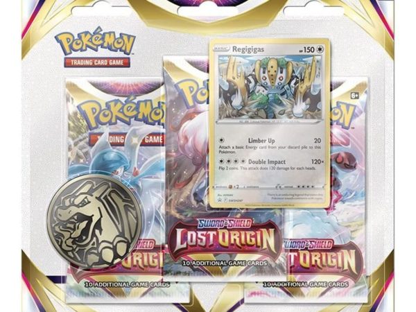 Lost Origins 3 Pack Blister Case - 24x Quantity - Pokemon - Sealed