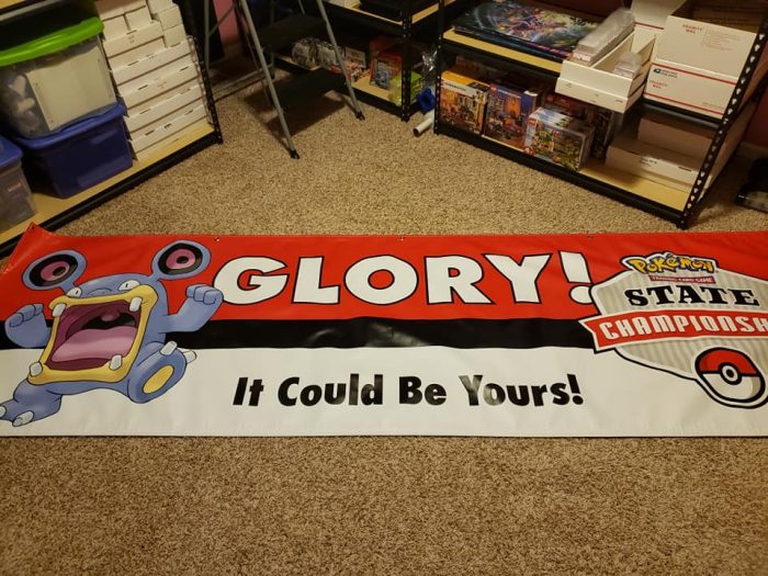 Loudred - Pokemon State Championships - Wide Tarp Banner - 36x118.5