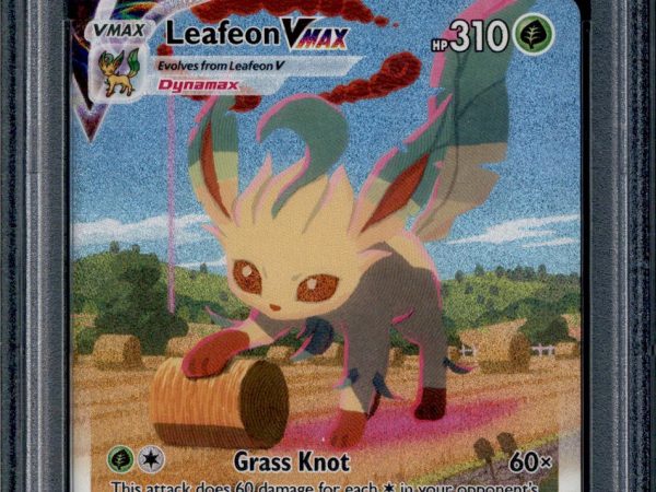 Leafeon Vmax - 205/203 - PSA 9 - Alt Art - Evolving Skies - Pokemon - 10686