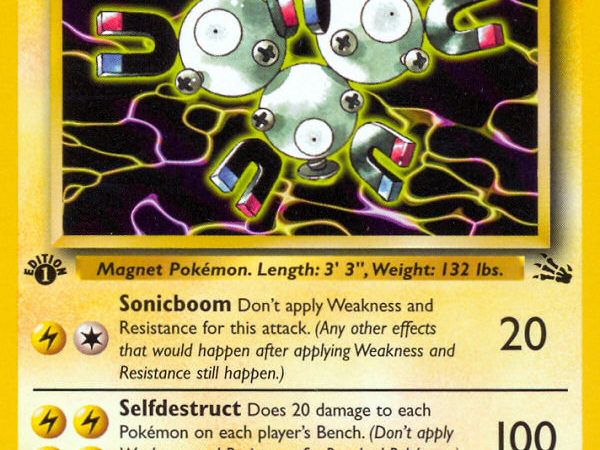 Magneton (26/62) [Fossil 1st Edition]