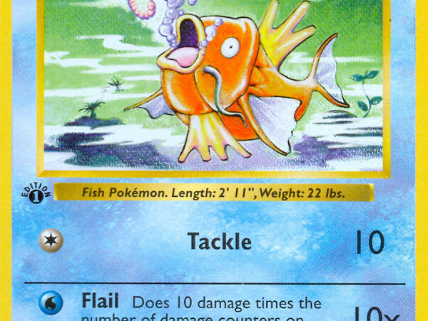 Magikarp (35/102) (Shadowless) [Base Set 1st Edition]
