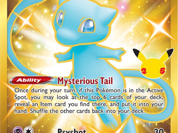 Mew (025/025) (Gold) [Celebrations: 25th Anniversary]