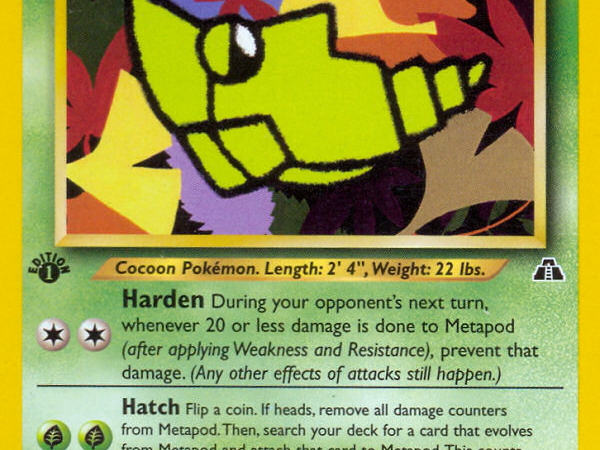 Metapod (42/75) [Neo Discovery 1st Edition]