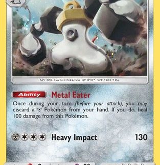 Melmetal (129/214) (Cosmos Holo) [Sun & Moon: Unbroken Bonds]
