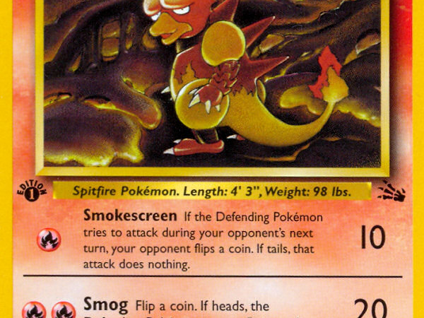 Magmar (39/62) [Fossil 1st Edition]
