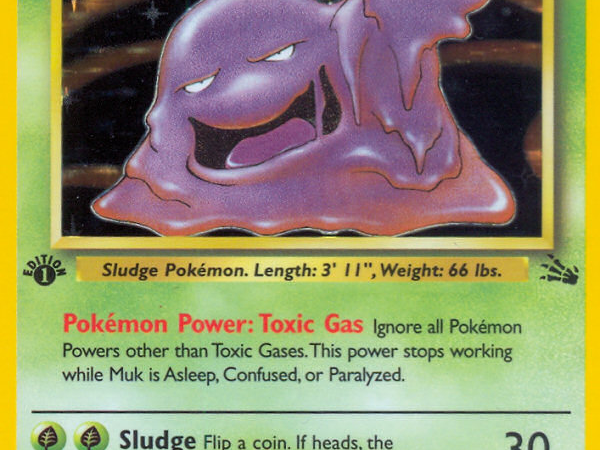 Muk (13/62) [Fossil 1st Edition]