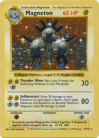 Magneton (9/102) [Base Set (Shadowless)]