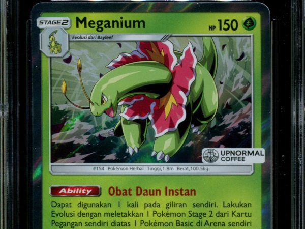 Meganium - 079/SM-P - CGC 10 - Sun & Moon Promos - Indonesian - Upnormal Coffee - Pokemon - 94138
