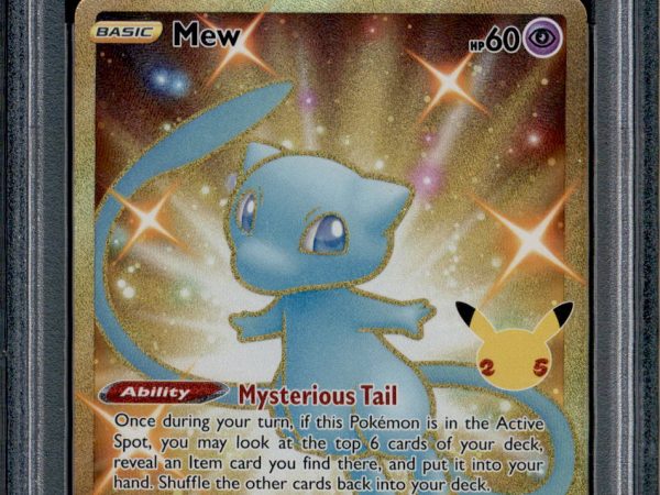 Mew - 025/025 - PSA 9 - Secret Rare - Celebrations - Pokemon - 61962