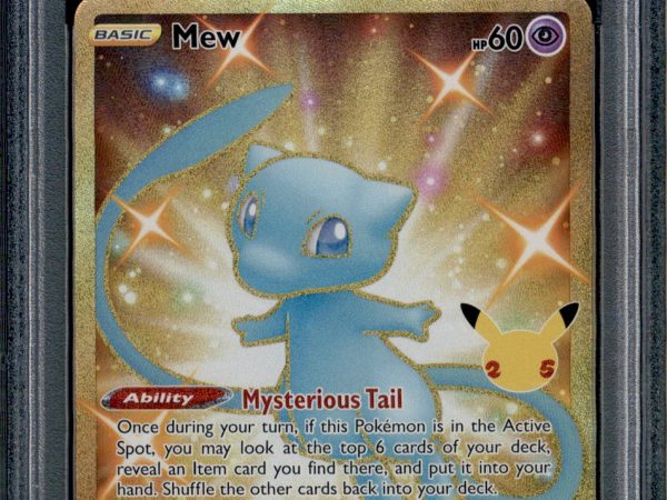 Mew - 025/025 - PSA 9 - Secret Rare - Celebrations - Pokemon - 61963