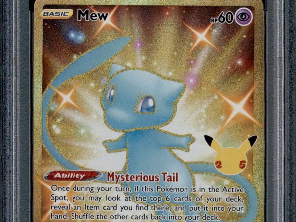 Mew - 025/025 - PSA 9 - Secret Rare - Celebrations - Pokemon - 61967