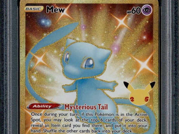 Mew - 025/025 - PSA 9 - Secret Rare - Celebrations - Pokemon - 61970