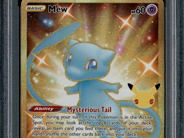 Mew - 025/025 - PSA 9 - Secret Rare - Celebrations - Pokemon - 61969