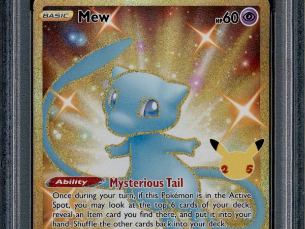 Mew - 025/025 - PSA 9 - Secret Rare - Celebrations - Pokemon - 61973