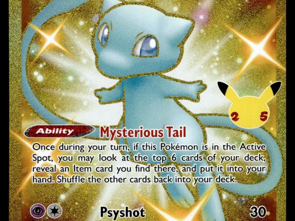 Mew - 025/025 - NM - Secret Rare - Celebrations - Pokemon - A6-74