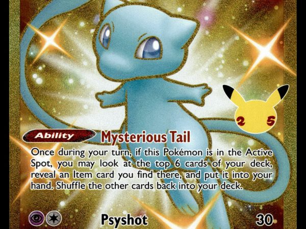 Mew - 025/025 - NM - Secret Rare - Celebrations - Pokemon - A6-69