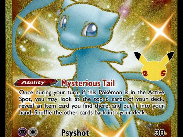 Mew - 025/025 - NM - Secret Rare - Celebrations - Pokemon - A6-70