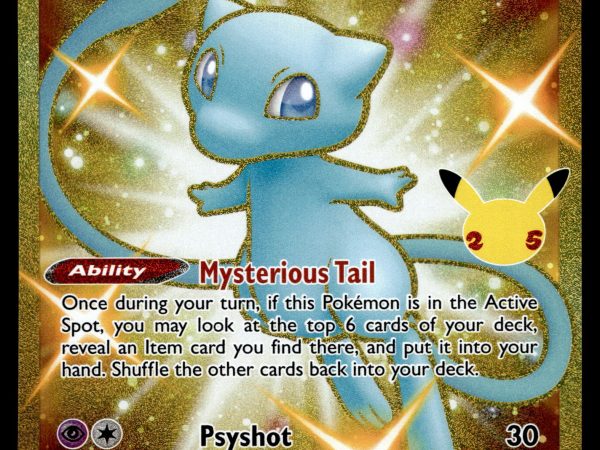 Mew - 025/025 - NM - Secret Rare - Celebrations - Pokemon - A6-79
