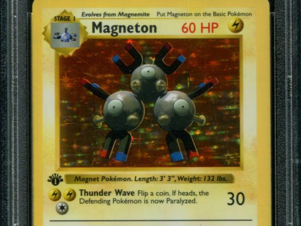Magneton 1st Edition - 9/102 - PSA 7 NM - Base Set Shadowless - 80891
