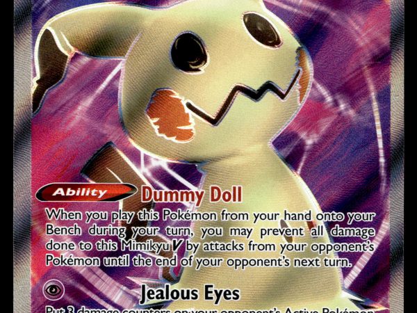 Mimikyu V - 148/163 - NM - Full Art - Battle Styles - Pokemon - A8-59