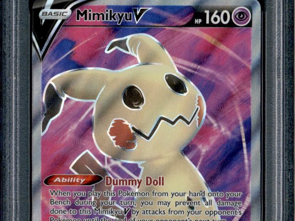 Mimikyu V - 148/163 - PSA 9 - Full Art - Battle Styles - Pokemon - 30218