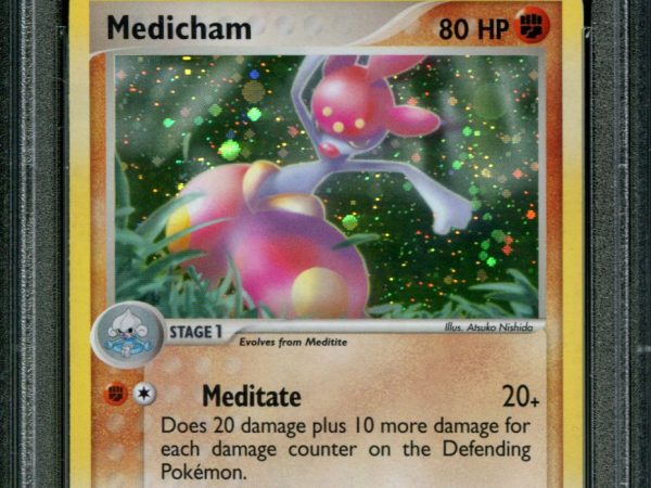 Medicham - 10/101 - PSA 9 - Holo - Hidden Legends - Pokemon - 80817