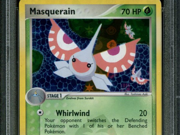 Masquerain - 20/101 - PSA 9 - Reverse Holo - Hidden Legends - Pokemon - 80872