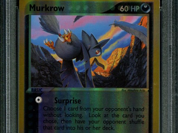 Murkrow - 47/100 - PSA 9 - Reverse Holo - Sandstorm - Pokemon - 80822