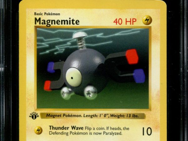 Magnemite - 53/102 - CGC 9 - 1st Edition Shadowless - Base Set - Pokemon - 82011