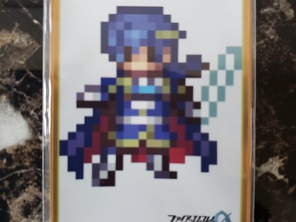 Marth Chibi Pixel Sleeves - Fire Emblem Cipher - 5x Buy a box Sleeves - New