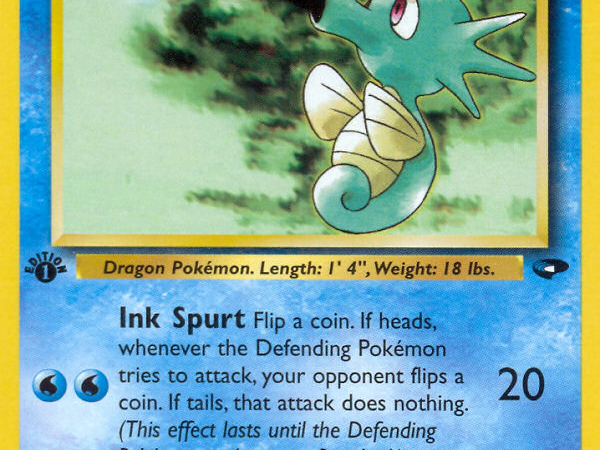 Misty's Horsea (87/132) [Gym Challenge 1st Edition]