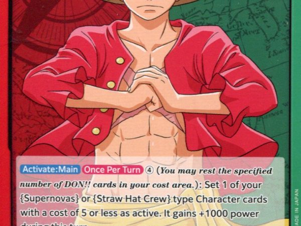 Monkey D. Luffy - OP01-003 - Leader - English - One Piece TCG OP-01