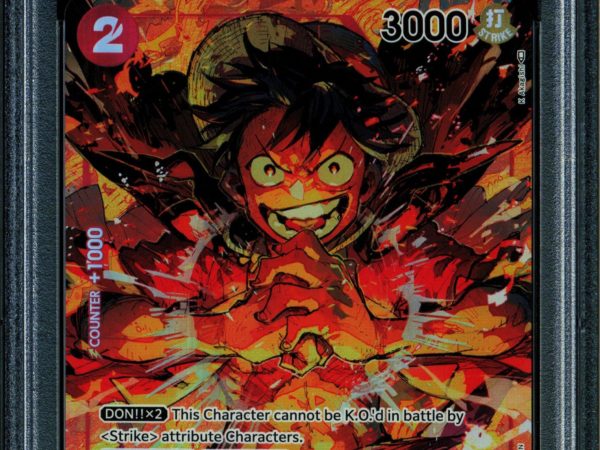 Monkey D Luffy - OP01-024 - PSA 10 - Alt Art - OP01 - One Piece - 61810