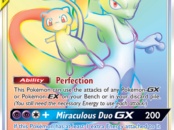 Mewtwo & Mew GX (242/236) [Sun & Moon: Unified Minds]