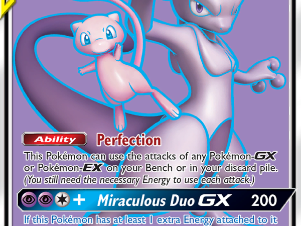 Mewtwo & Mew GX (222/236) [Sun & Moon: Unified Minds]