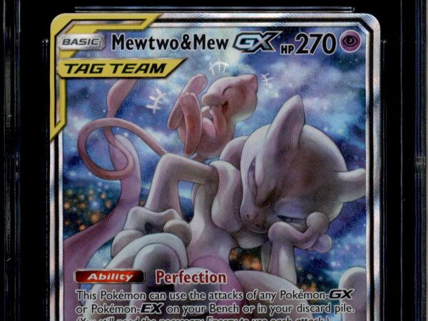 Mewtwo & Mew GX - SM191 - CGC 10 - Alt Art - Promo - Pokemon - 92203