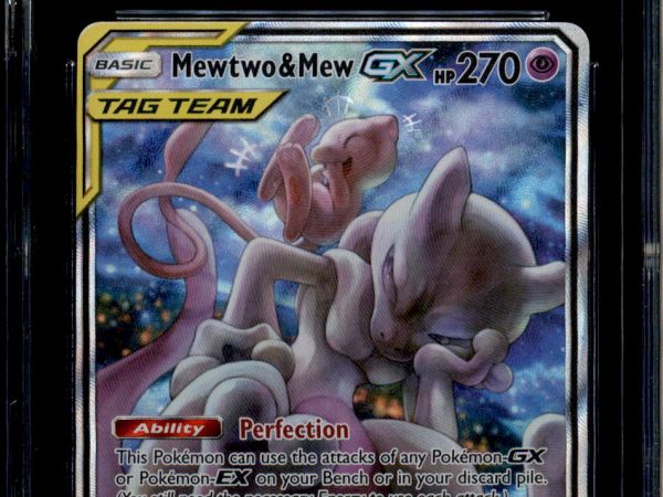 Mewtwo & Mew GX - SM191 - CGC 10 - Alt Art - Promo - Pokemon - 92184