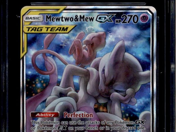 Mewtwo & Mew GX - SM191 - CGC 10 - Alt Art - Promo - Pokemon - 92183