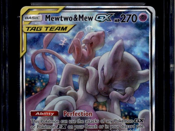 Mewtwo & Mew GX - SM191 - CGC 10 - Alt Art - Promo - Pokemon - 92205