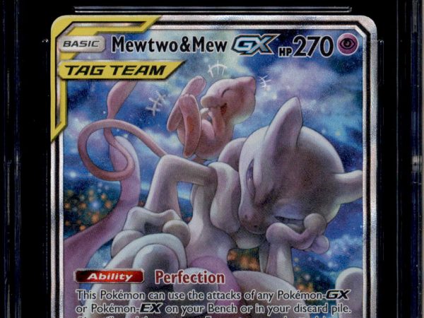 Mewtwo & Mew GX - SM191 - CGC 10 - Alt Art - Promo - Pokemon - 92180