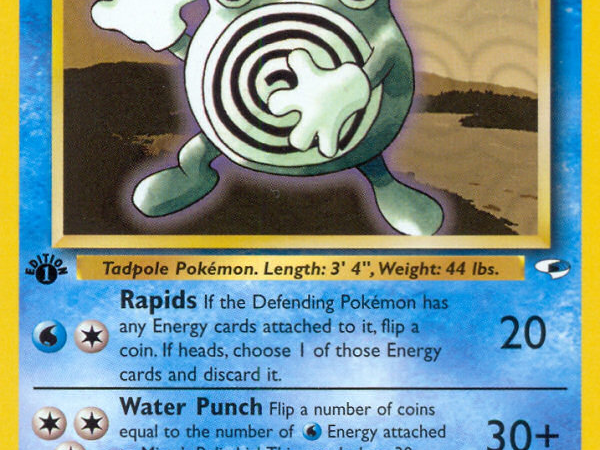 Misty's Poliwhirl (53/132) [Gym Heroes 1st Edition]