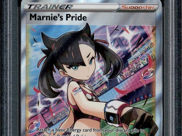 Marnie's Pride - 171/172 - PSA 9 - Full Art - Brilliant Stars - Pokemon - 76463